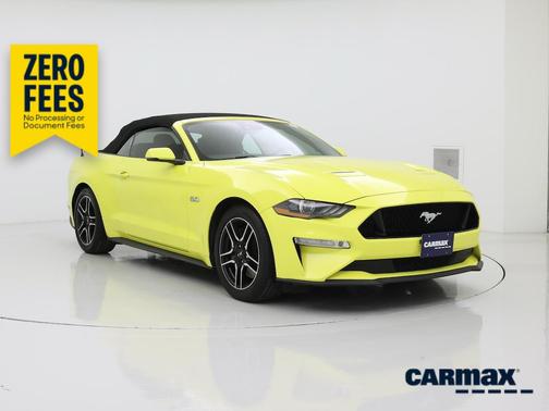 Yellow 2021 Ford Mustang GT Premium