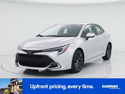 Silver 2025 Toyota Corolla Hatchback XSE