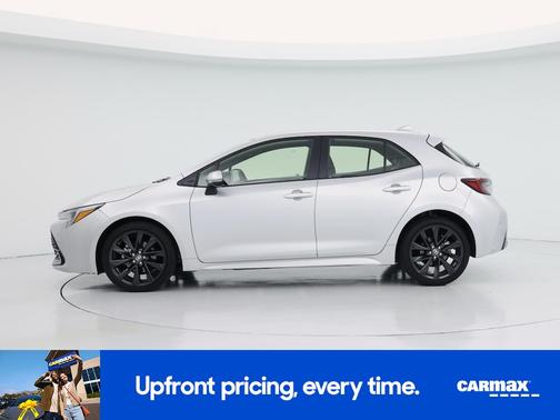 Silver 2025 Toyota Corolla Hatchback XSE
