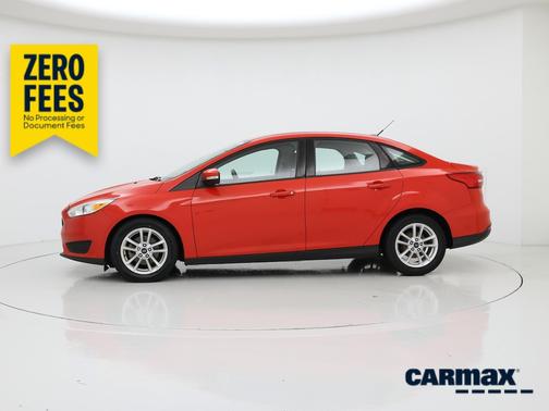 Red 2017 Ford Focus SE