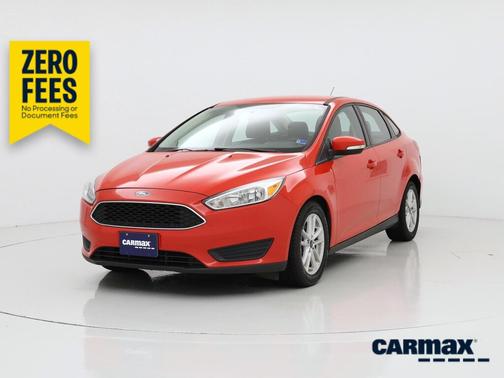 Red 2017 Ford Focus SE