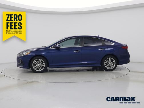 Blue 2018 Hyundai SONATA SEL