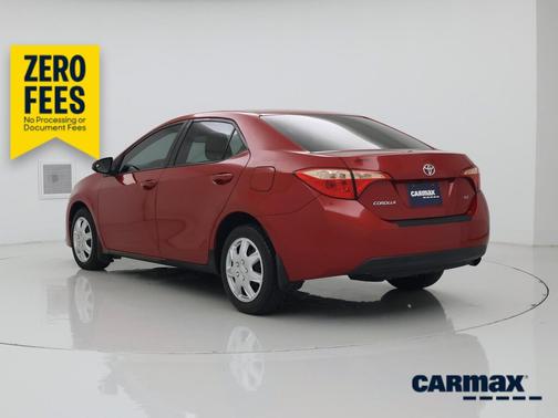 Red 2018 Toyota Corolla LE