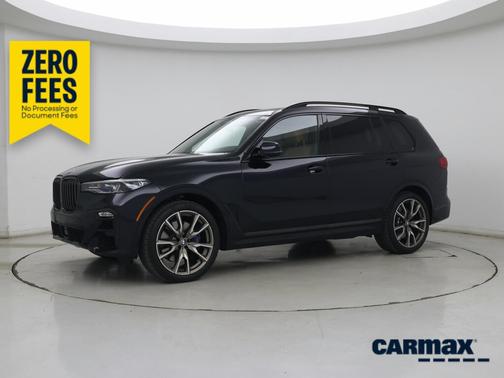 Blue 2021 BMW X7 M50i