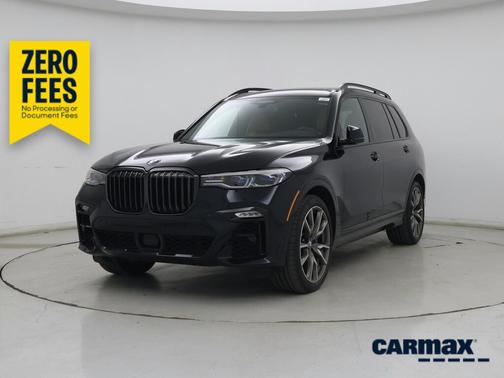 Blue 2021 BMW X7 M50i