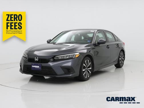 Gray 2022 Honda Civic EX