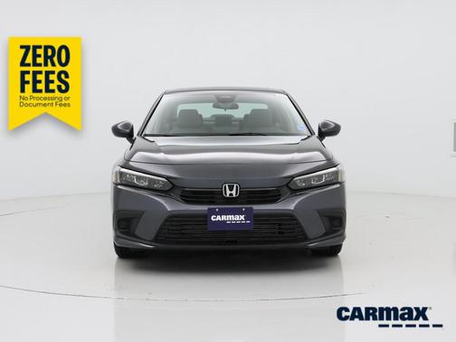 Gray 2022 Honda Civic EX