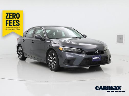 Gray 2022 Honda Civic EX