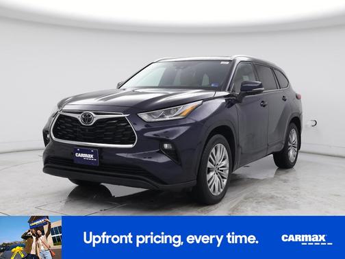 Blue 2023 Toyota Highlander Platinum