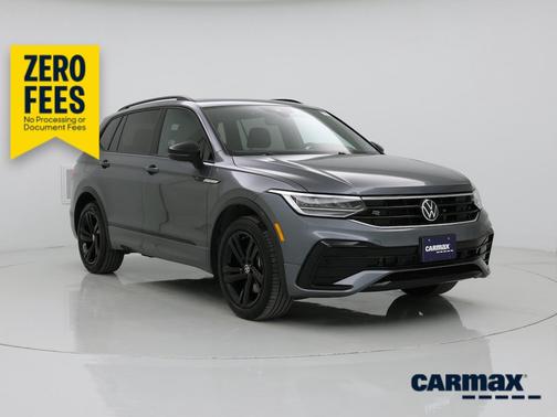 Gray 2023 Volkswagen Tiguan SE R-Line Black