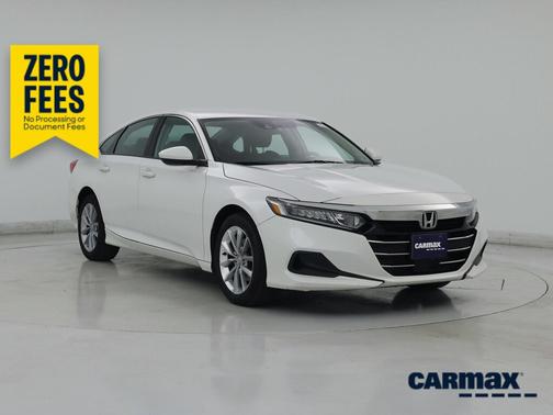 White 2021 Honda Accord LX