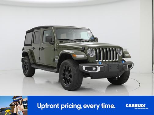 Green 2023 Jeep Wrangler 4xe Unlimited Sahara