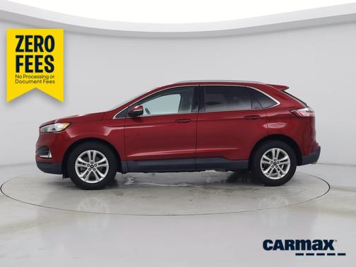 Red 2020 Ford Edge SEL