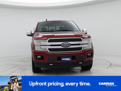 Red 2018 Ford F-150 Platinum