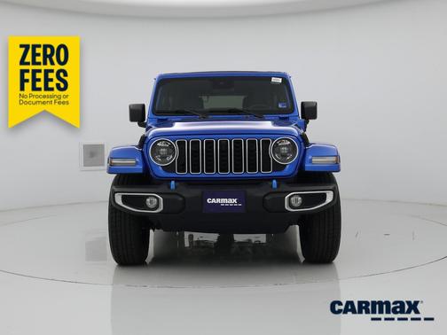 Blue 2024 Jeep Wrangler 4xe Sahara