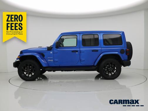 Blue 2024 Jeep Wrangler 4xe Sahara
