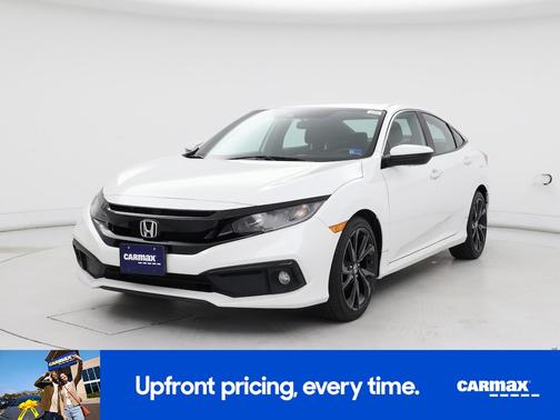 White 2020 Honda Civic Sport