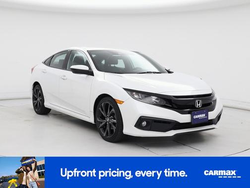 White 2020 Honda Civic Sport