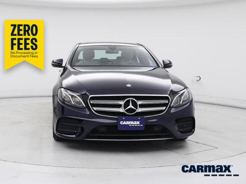 Blue 2017 Mercedes-Benz E-Class