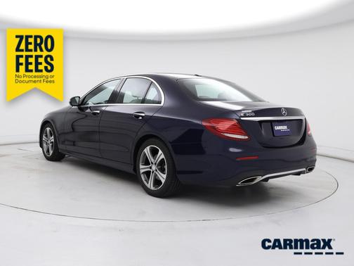Blue 2017 Mercedes-Benz E-Class