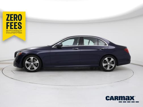 Blue 2017 Mercedes-Benz E-Class