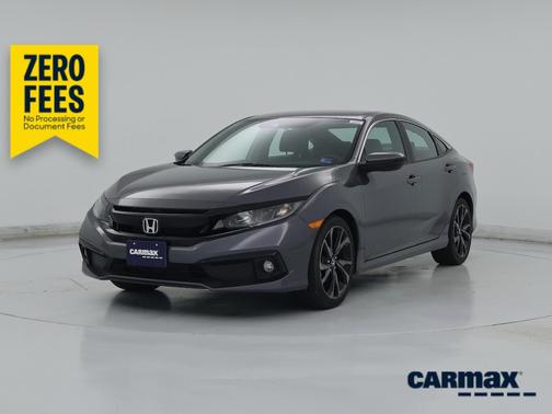 Gray 2021 Honda Civic Sport