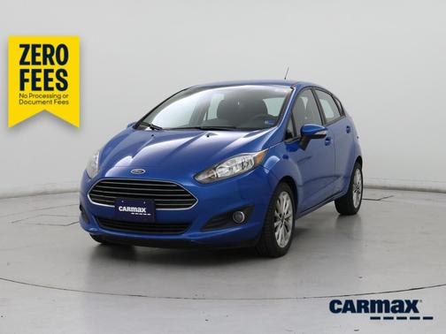 Blue 2014 Ford Fiesta SE