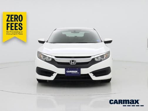 White 2018 Honda Civic LX
