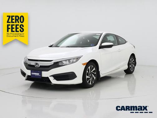 White 2018 Honda Civic LX