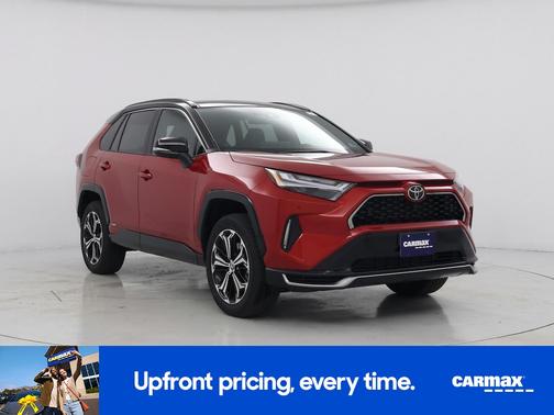 Red 2025 Toyota RAV4 Plug-In Hybrid XSE