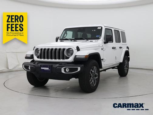 White 2025 Jeep Wrangler Sahara