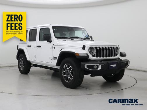 White 2025 Jeep Wrangler Sahara