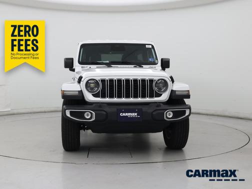 White 2025 Jeep Wrangler Sahara