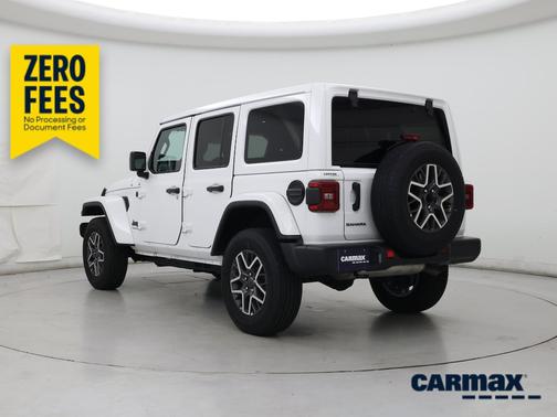 White 2025 Jeep Wrangler Sahara