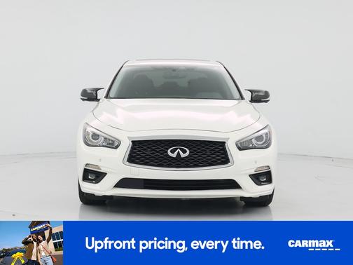 White 2021 INFINITI Q50 Luxe