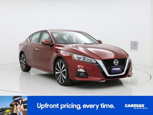 Red 2021 Nissan Altima Platinum
