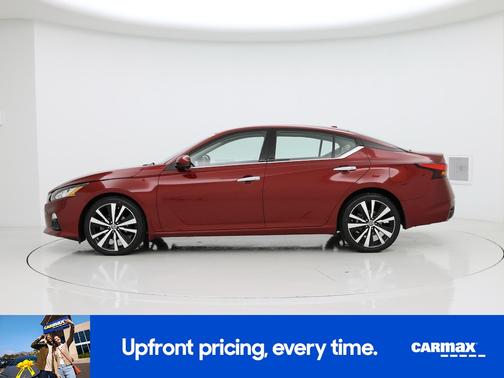 Red 2021 Nissan Altima Platinum