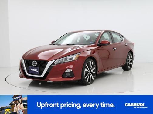 Red 2021 Nissan Altima Platinum