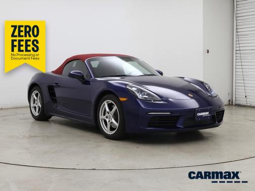 Blue 2022 Porsche 718 Boxster