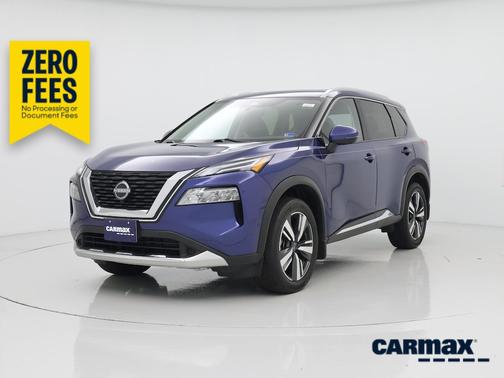 Blue 2023 Nissan Rogue Platinum