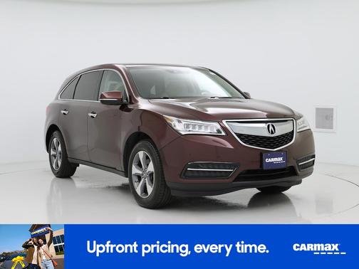 Burgundy 2016 Acura MDX