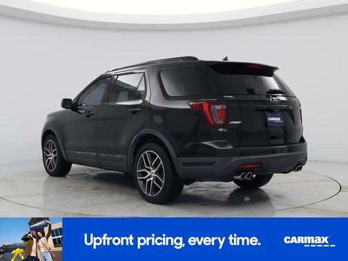 Black 2018 Ford Explorer Sport