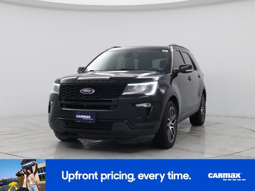 Black 2018 Ford Explorer Sport