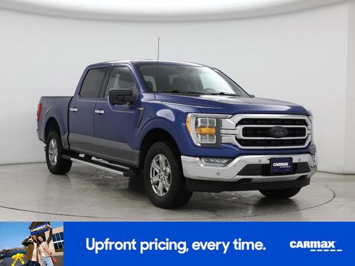 Blue 2022 Ford F-150 XLT