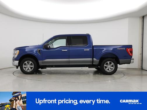 Blue 2022 Ford F-150 XLT