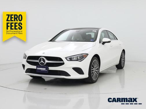 White 2020 Mercedes-Benz CLA 250