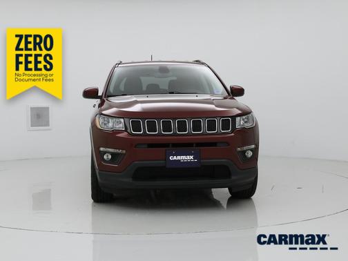Red 2021 Jeep Compass Latitude