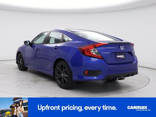 Blue 2019 Honda Civic Sport