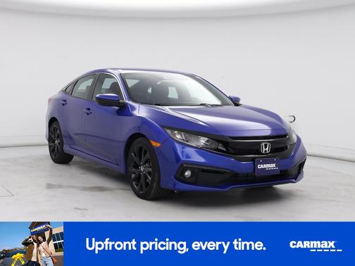 Blue 2019 Honda Civic Sport