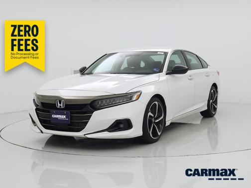 White 2021 Honda Accord Sport SE